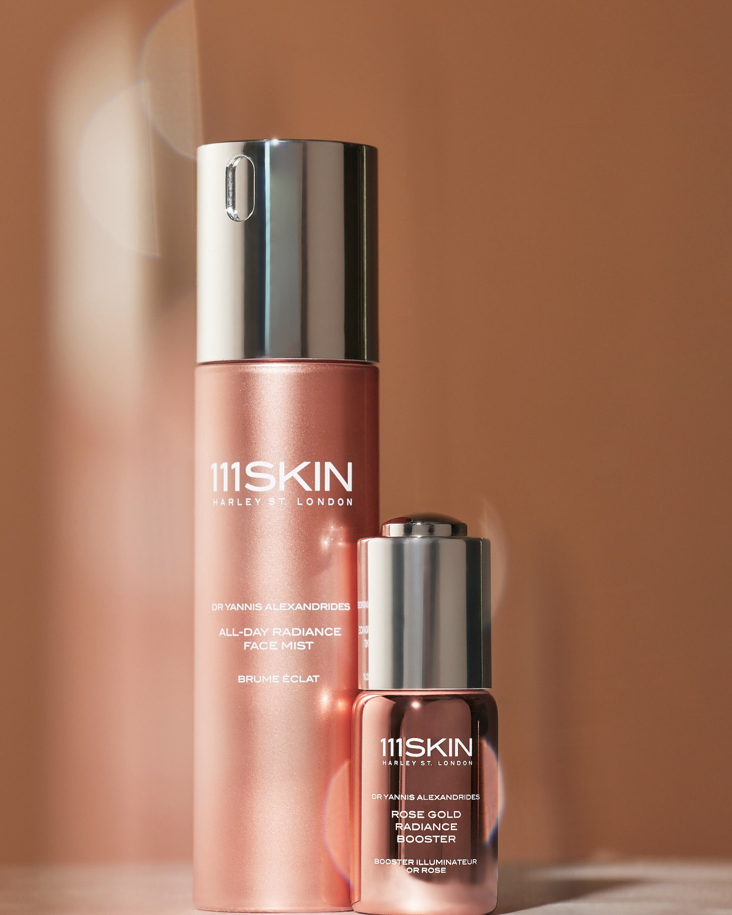 111SKIN Rose Gold skincare products
